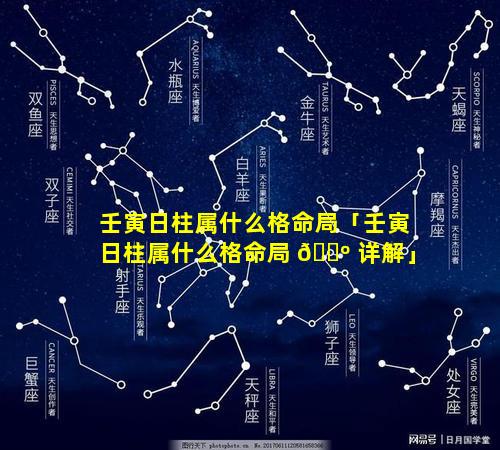 壬寅日柱属什么格命局「壬寅日柱属什么格命局 🐺 详解」